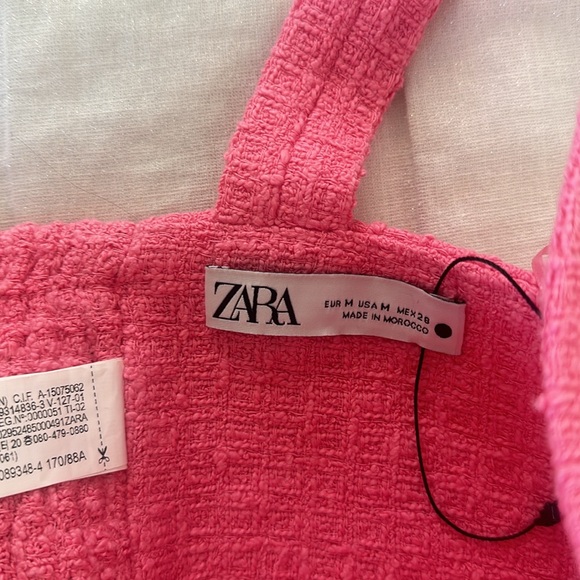 Zara tweed corset crop top - Picture 2 of 2